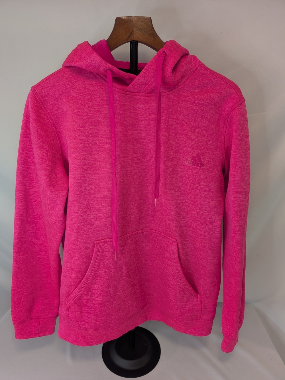 Adidas Women's Large Pink Hooded Sweatshirt